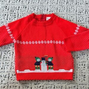 Vintage Holiday Snowman Sweater